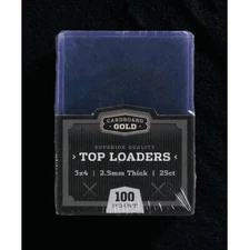 25 Ultra CBG 2.5mm 100pt Pro Top Loaders Toploaders Topload Thick Jersey Cards