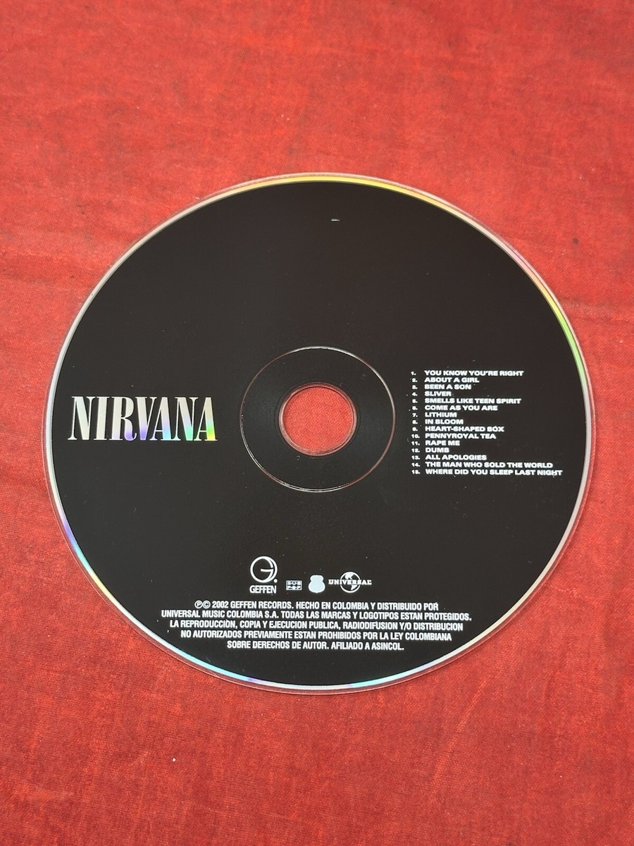 IMPORT NIRVANA - Nirvana Black Grunge CD 2002 Geffen Made in