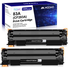 2x CF283A 83A Laser Toner for HP LaserJet Pro M201n M201dw M202n MFP M127fw M125