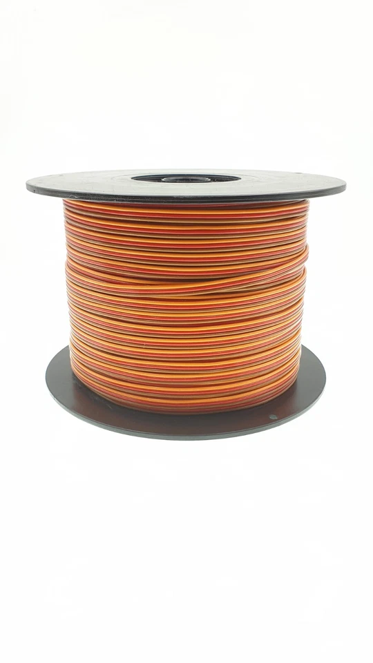 3x0,25 mm² PVC Servokabel Servolitze flach LiFYY JR (ab 0,80€/m) GERMANY