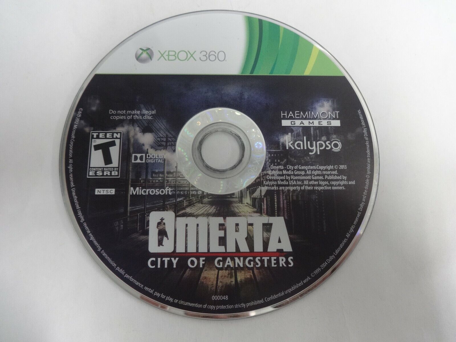 Jogo Omerta: City of the Gangsters - Xbox 360