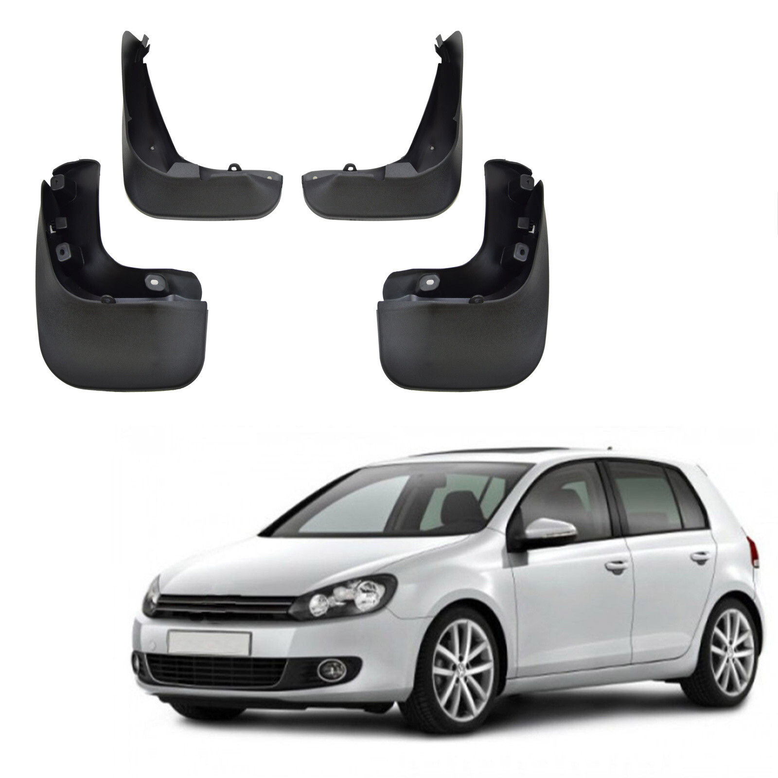 Bavettes Golf 6 finitions premium pare-boue moulés sur mesure haute durabilité