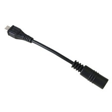 1PCS 5.5 2.1mm Female Jack connector to Micro USB Male plug power charger Cable