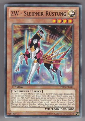 YU-GI-OH ZW Sleipnir Rüstung Common PRIO-DE096