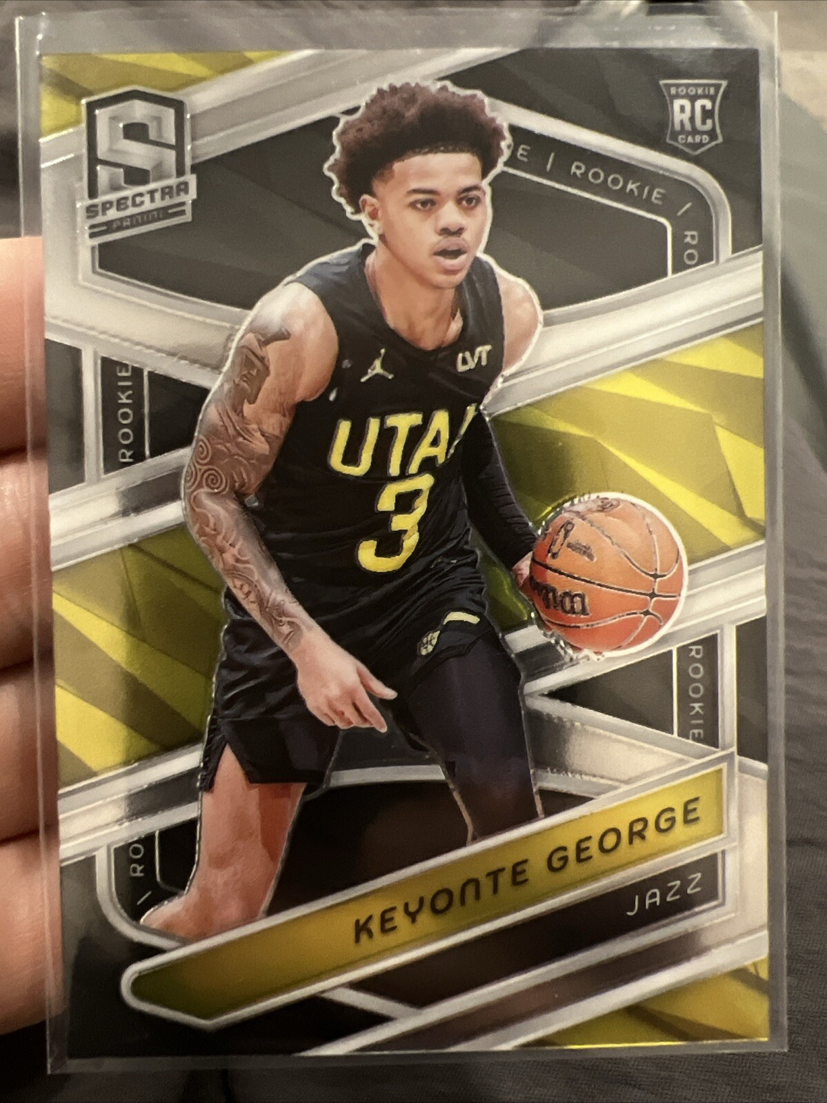 2023-24 Panini Spectra #135 Keyonte George Rookie RC Utah Jazz Base Mint 🔥💎🏀