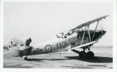 HAWKER HIND K6796 - Original Fliegerfoto