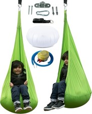 NovelMindz   Sensory Pod  Indoor Therapy Swing for Kids  Soft Nylon Fabric