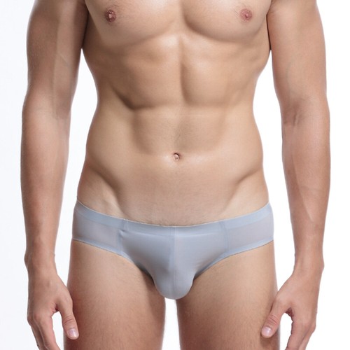 Calzoncillos de seda helada sin costuras multicolores informales transpirables bragas ropa interior para hombre - Imagen 39 de 55