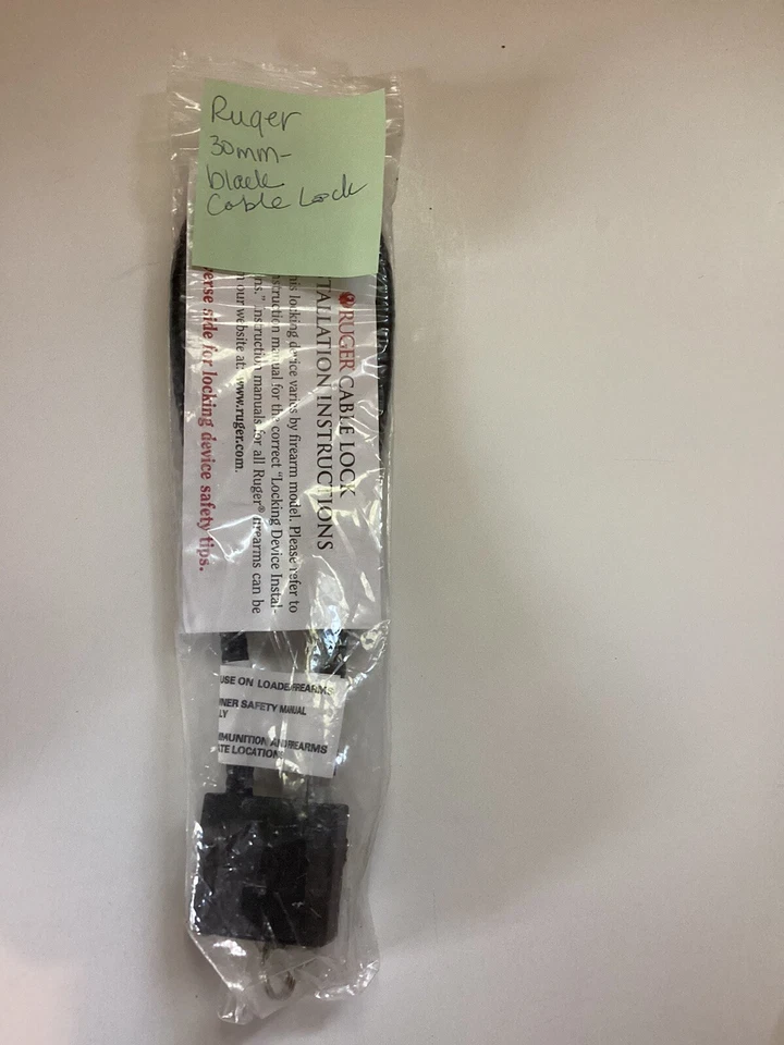 Travas de cabo de segurança para arma de fogo novas em folha 6 travas Mossberg, Glock, Ruger - Imagem 4 de 4