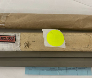 ANODIZED 2" X 48" FENCE EXTRUSION WITH T-TRACK; BF200