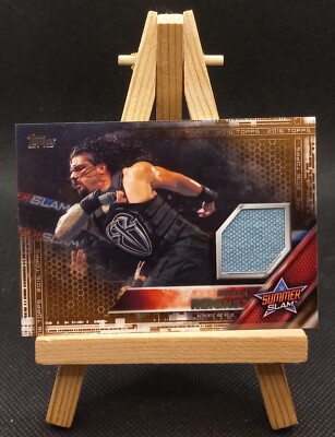 2016 Topps WWE - Summer Slam 2015 Mat Relics #_RORE - Roman Reigns /50 Patch