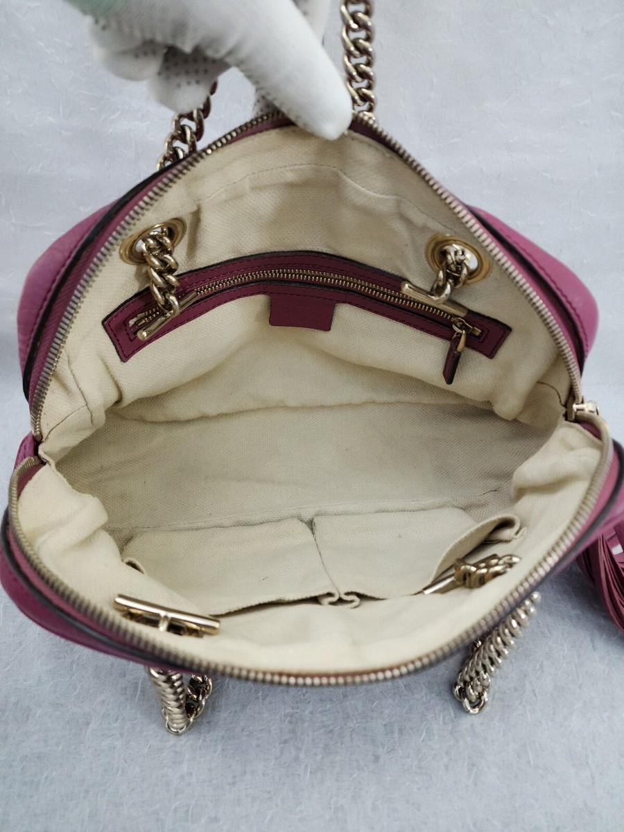 Authentic Gucci Soho Purple Shoulder Bag | eBay