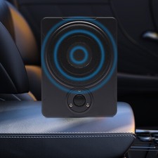 8" 600 Watt Auto Untersitz Subwoofer Kompakt Kfz Aktiv Bassbox Mit Kabel Set DE