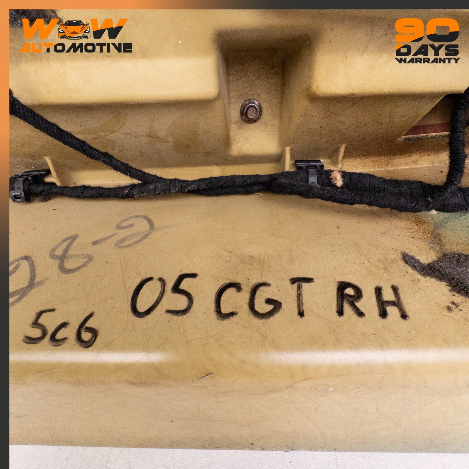 04-13 BENTLEY CONTINENTAL GT RIGHT DRIVER SIDE INTERIOR DOOR PANEL BEIGE OEM
