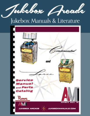 NEW! AMI Continental and Lyric Service Manuals & Parts Catalogs with Bulletins 