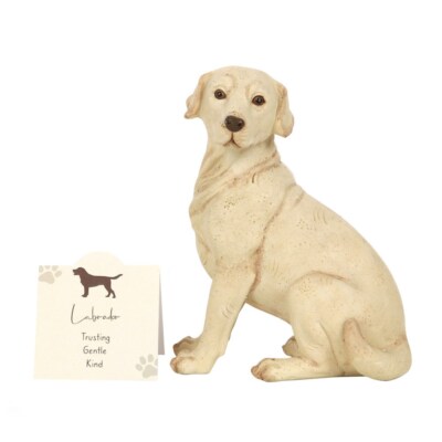 Harz gelb Labrador Hund Ornament schönes Weihnachtsgeschenk VERSAND 1. KLASSE FO_13623