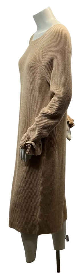 Nuevo vestido suéter Charter Club para mujer talla XL tostado manga larga tejido acanalado Foto 3 de 4