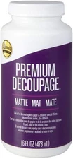 Aleene's Premium Matte Decoupage 16 oz. Water-based Sealer, Adhesive & Finish