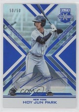 2016 Panini Elite Extra Edition Aspirations Blue 50/50 Hoy Park Jun Auto 2l7