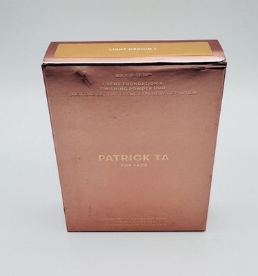 PATRICK TA Major Skin Creme Foundation and Finishing Powder Duo ~ LIGHT MEDIUM 1
