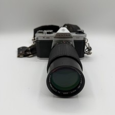 Asahi Pentax K1000 SE SLR Film Camera w/ Albinar Macro Lens - Tested Working