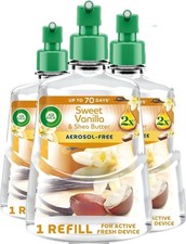 Airwick Active Fresh Refills - Sweet Vanilla & Shea Butter - 228ml - Pack of 3
