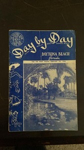 1953 Day by Day antique visitors guide Florida Daytona beach Geraldine Fitch