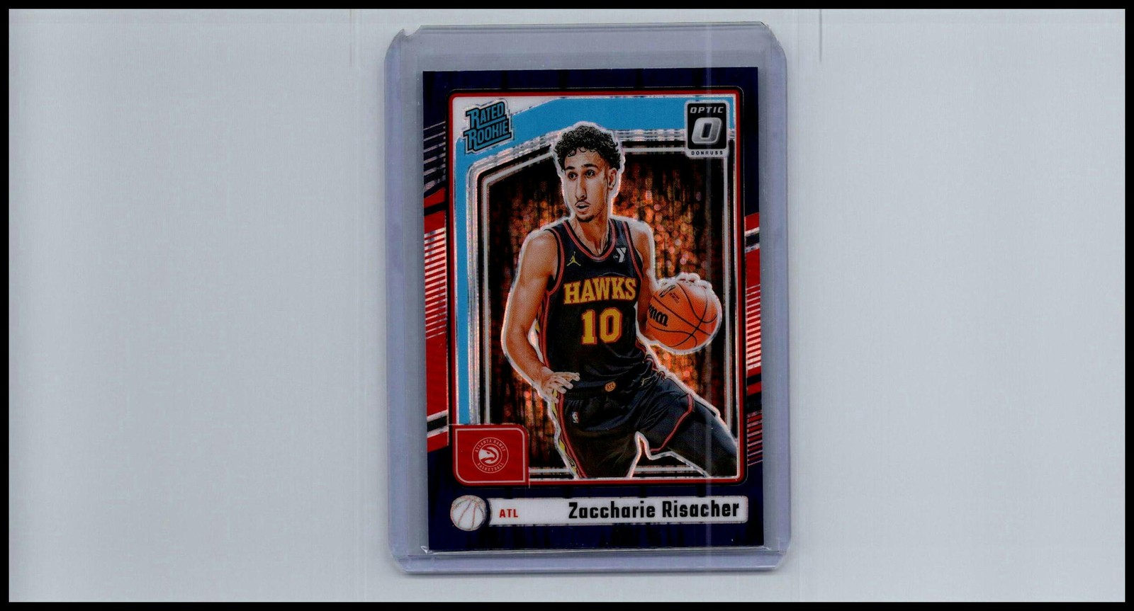 2024-25 Donruss Optic #268 Zaccharie Risacher Purple