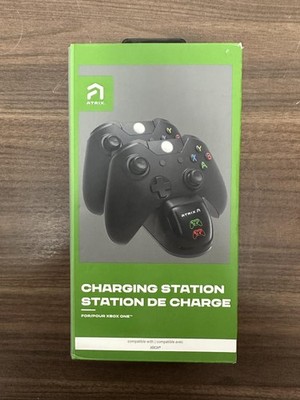Atrix Charging Station For Xbox One Controllers Black Very Good 6E