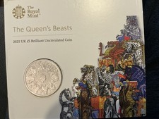 Queens Beast £5 Completer £5 Coin Pack