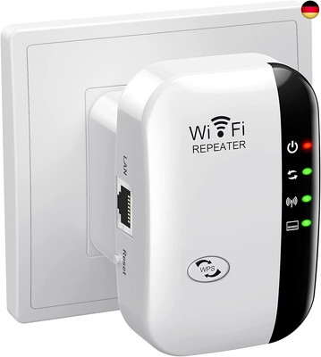 WiFi Extender Booster, WiFi Repeater WLAN Verstärker WiFi Extender bis zu 