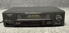 Sharp VC-A593U VCR VHS 4-Head Hi-Fi Stereo Video Cassette Recorder 21429