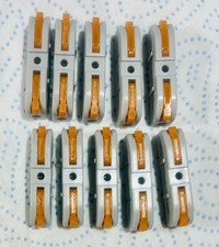 FEDERHEBELKLEMME ELEKTROKABEL DRAHTVERBINDER x10