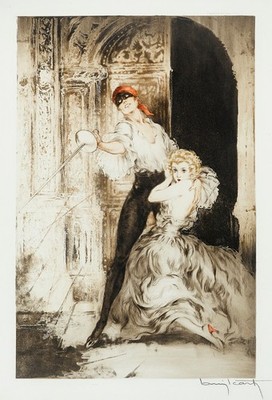 Louis Icart: Casanova 22x30 Archival Quality Fine Art Print