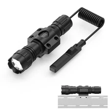 Feyachi FL22 Tactical Flashlight 1200 Lumens LED Light M Lock Rail Mount Ar F...