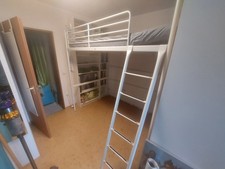 IKEA Hochbett 140x200 cm Weiß