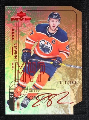 2018 MVP 1998-99 20th Anniversary Tribute Colors & Contours Connor McDavid 00d2
