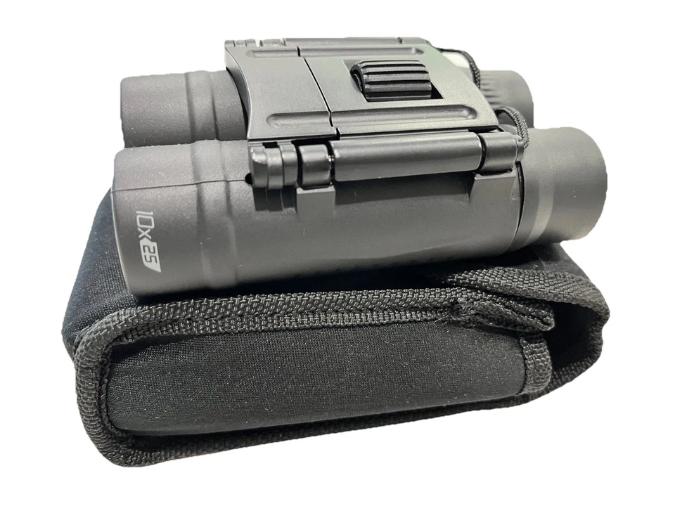 Tasco Binoculars 10x25 with Soft Case (NWOT/Black/Fully-coated) - Image 4 of 4