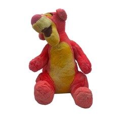 Disney Store 14 Inch Ice Cream Tigger Plush Toy Soft Yellow Red Pink Stuffed Ani