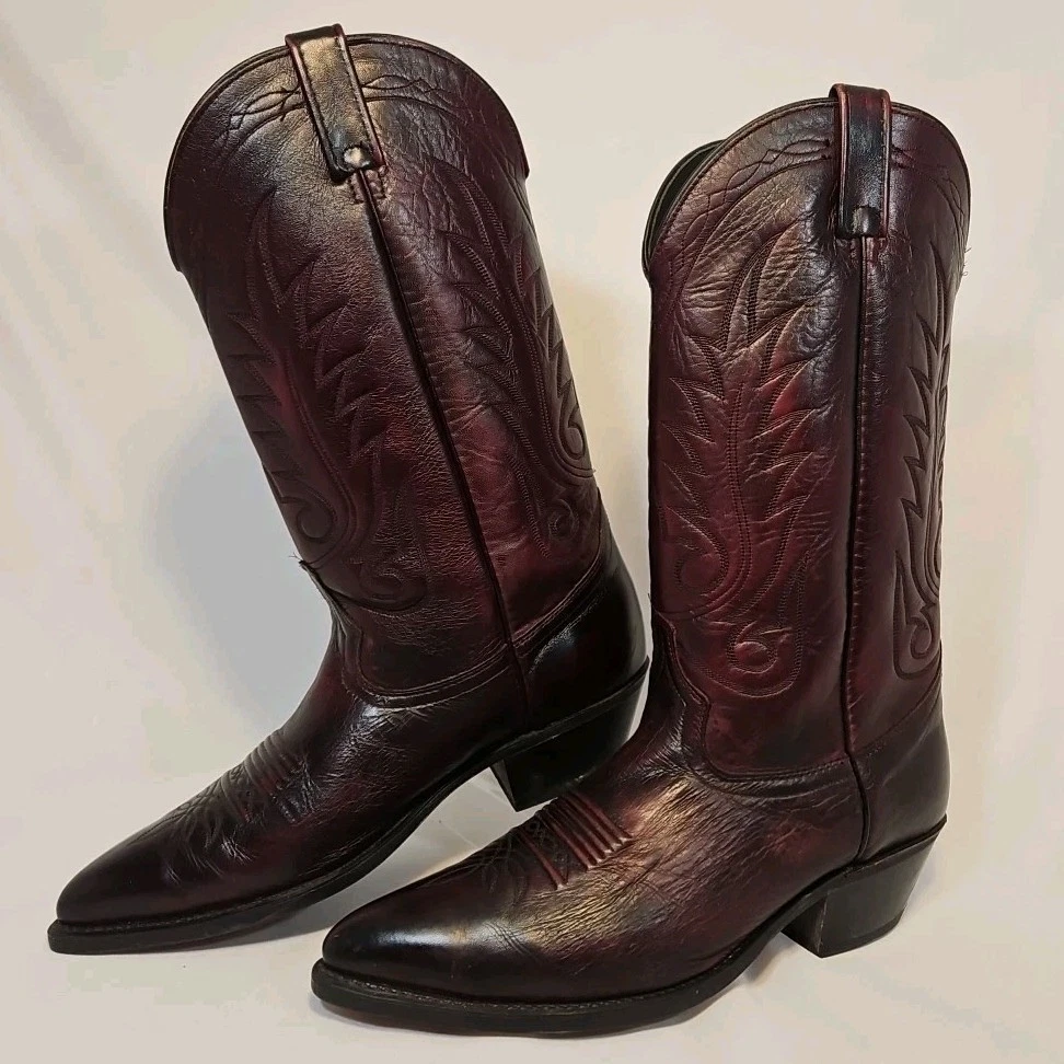 Vintage Acme Circle A Cowboy Boots Men display picture 3