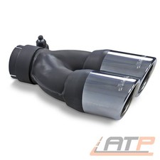 SEBRING ENDROHR ENDSTÜCK SCHALLDÄMPFER 2x 76 mm SCHRÄG GESCHNITTEN