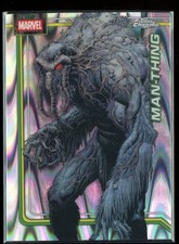 2026 Topps Chrome Marvel Comics #75 Man-Thing RayWave Refractor