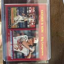 Tops Heritage 2025 #66 Red Border Jackson Holliday Matt Holliday Father & Son SP