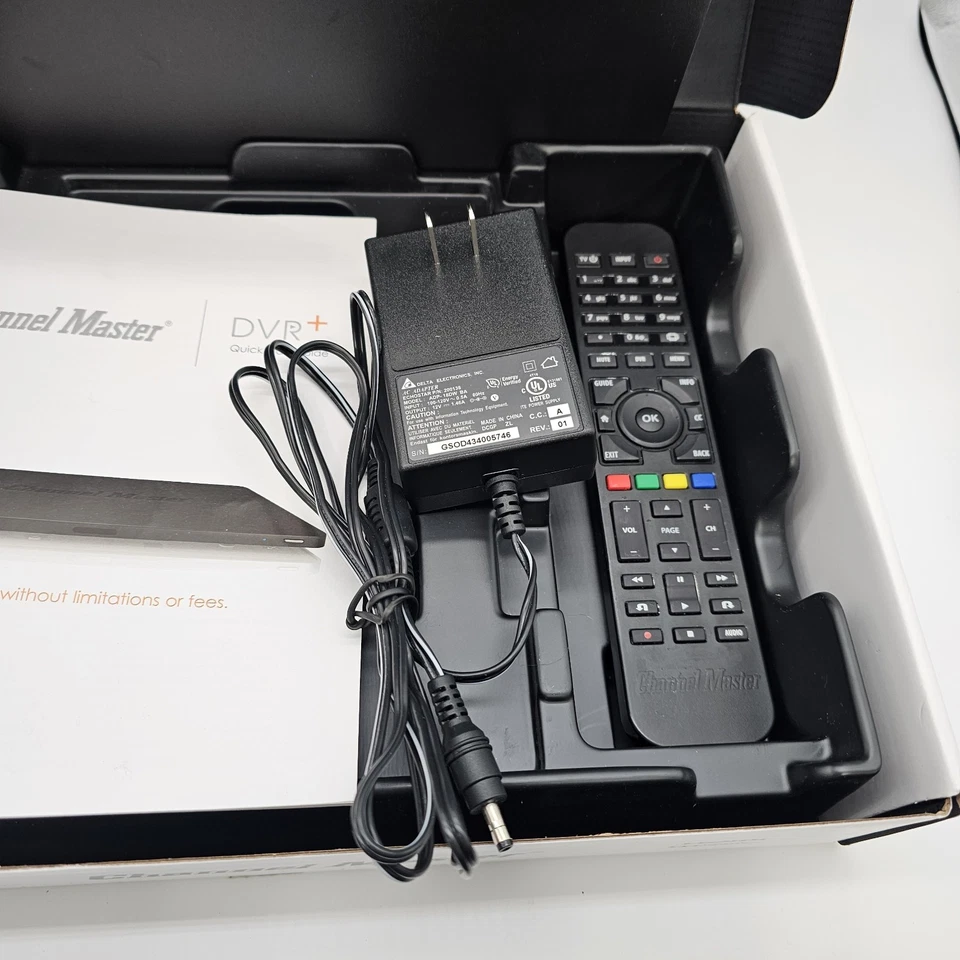 Channel Master DVR+ CM-7500GB16 Dual Tuner 16GB DVR W/ Remote  - Image 4 of 4