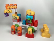 Leap Frog 123 Fix-It-Truck Construction Play set Interactive Learning Blocks Set