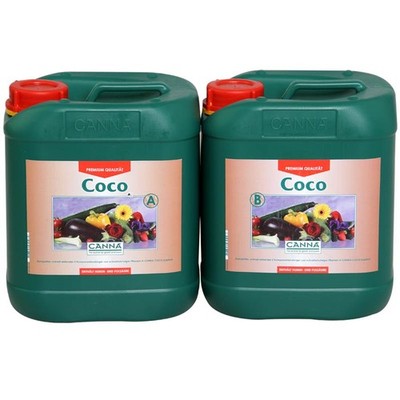 CANNA Coco A+B je 10 Liter, Kokosdünger für Wuchs- und Blütephase