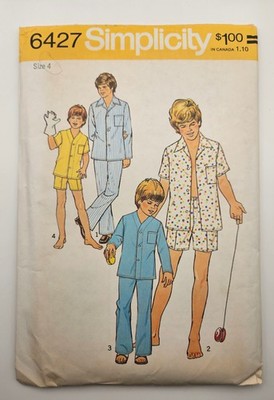 Simplicity Patterns, lot Of 3 From The '70s. Pattern #'s 8536, 6427, And 7643.
