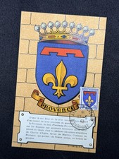 Carte Postale Maximum No. 574 1943 Blason Provence France