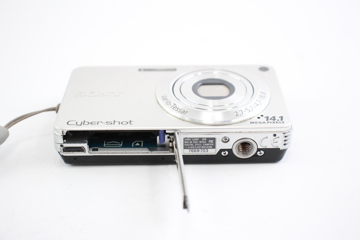 Sony Cybershot DSC-W350 Digital Compact Camera Working w/ 4x
