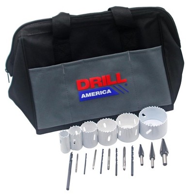 Drill America Electrician Tool Kit 15 Piece Bits